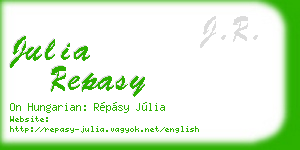julia repasy business card