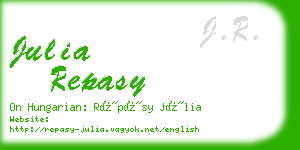 julia repasy business card